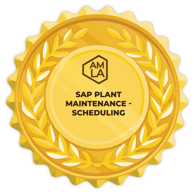 SAP PM Scheduling Badge